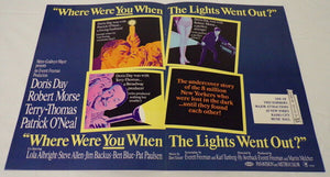 VINTAGE 1968 Where Were You When the Lights Went Out 12x18" Industry Poster Ad  