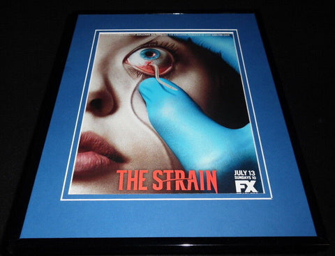 The Strain 2014 FX Framed 11x14 ORIGINAL Advertisement Guillermo del Toro