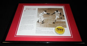 Ted Williams Framed 11x14 Photo Display Red Sox 1960 Last At Bat