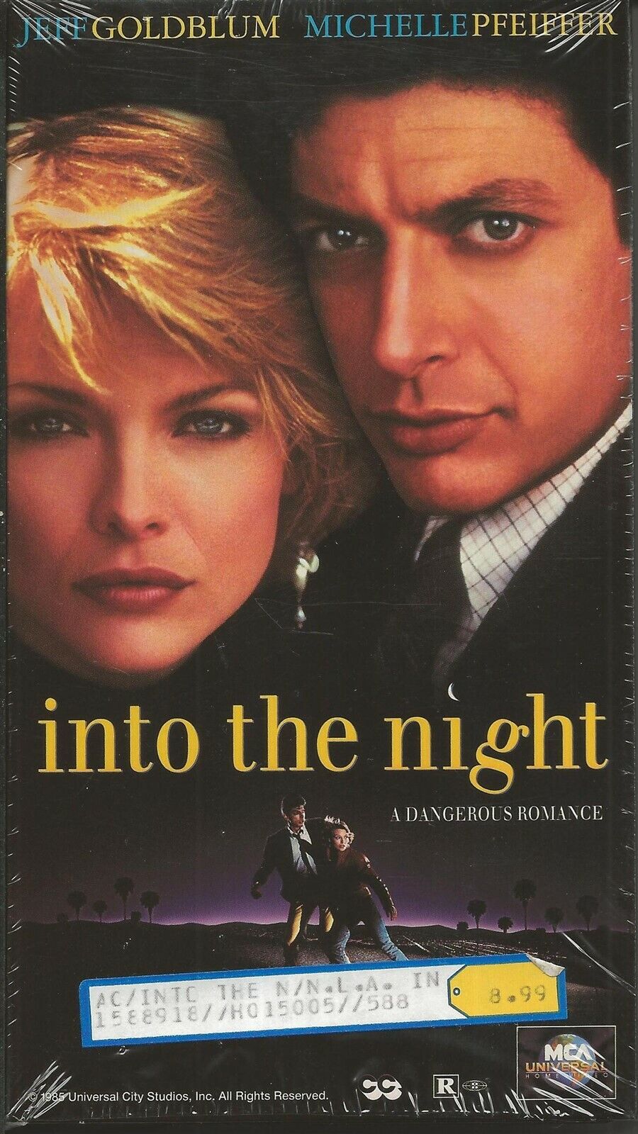 Into the Night VINTAGE VHS Cassette Jeff Goldblum Michelle Pfeiffer