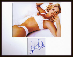 Victoria Pratt Signed Framed 11x14 Photo Display JSA  