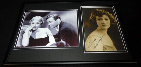 Betty Compson Signed Framed 12x18 Photo Display 