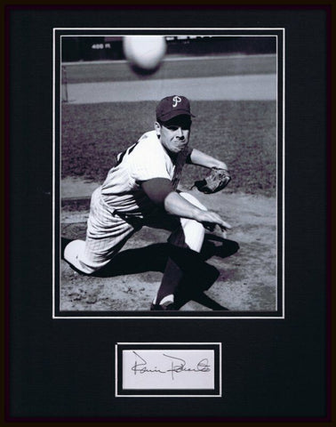 Robin Roberts Signed Framed 11x14 Photo Display JSA Philadelphia Phillies