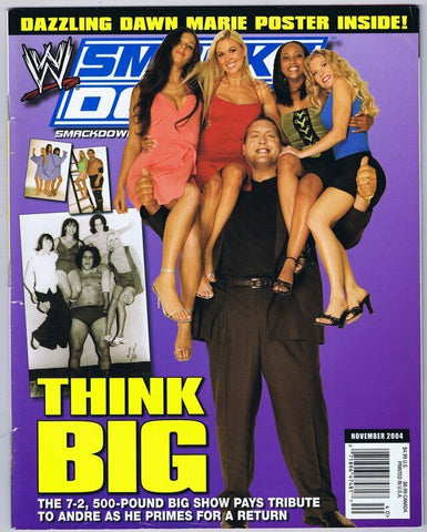 ORIGINAL Vintage November 2004 WWE Smack Down Magazine The Big Show