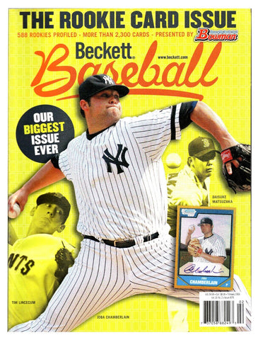 Feb 2008 Beckett Baseball Magazine #275 Joba Chamberlain