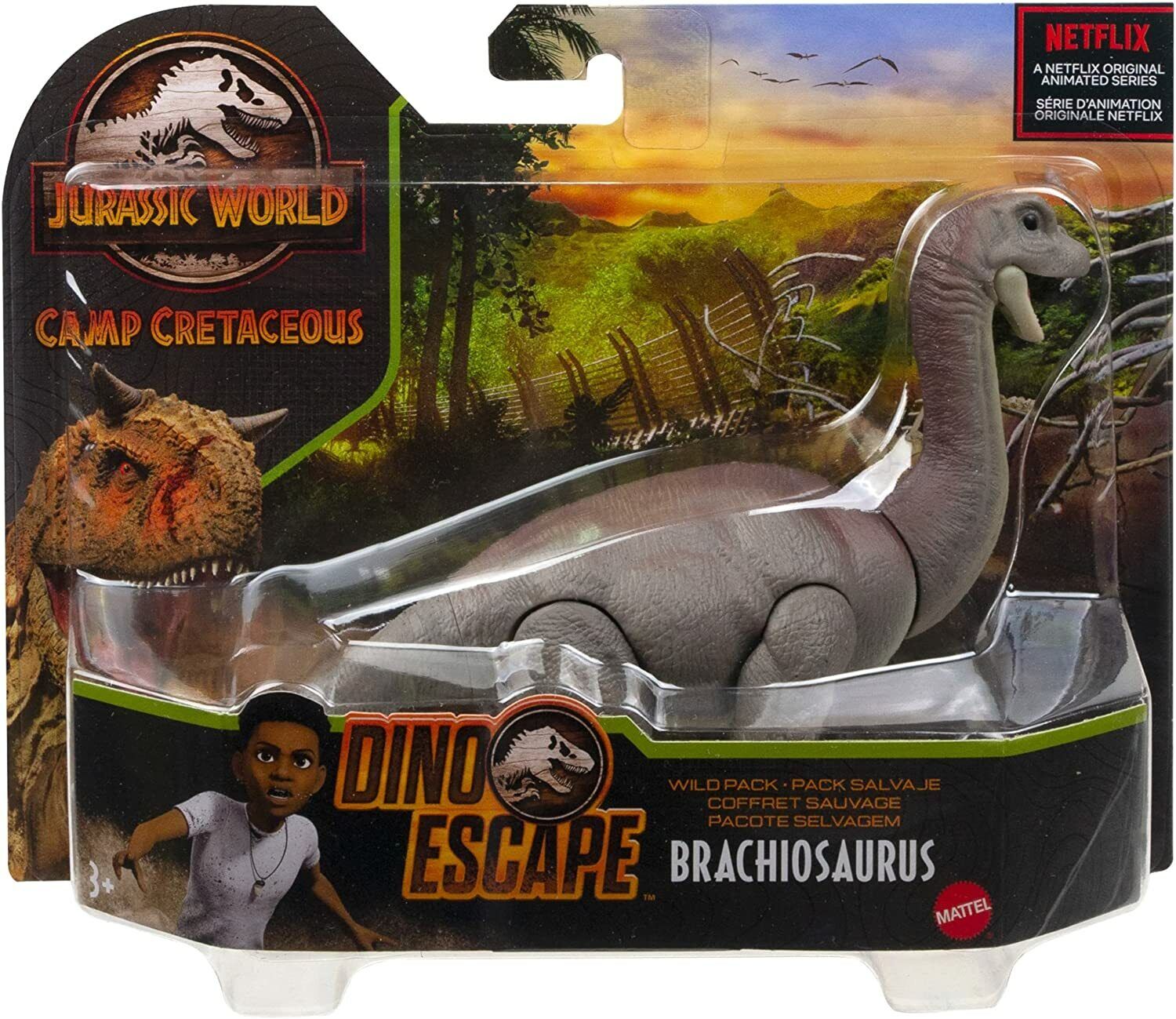 2021 Jurassic World Camp Cretacous Wild Pack Brachiosaurus Action Figure