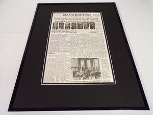 New York Times Mar 2 1974 Framed 16x20 Front Page Poster Richard Nixon Watergate