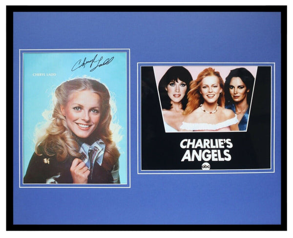 Cheryl Ladd Signed Framed 16x20 Photo Set Charlie's Angels w/ cast B