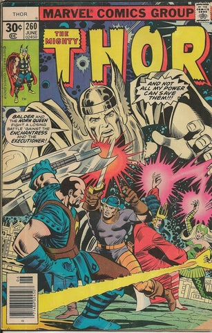 Thor #260 ORIGINAL Vintage 1977 Marvel Comics 