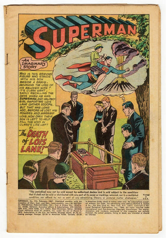 Superman #194 ORIGINAL Vintage 1967 DC Comics (Coverless)