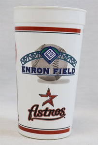 VINTAGE Aramark Coca Cola Enron Field Houston Astros Large Plastic Cup