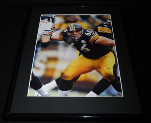 Alan Faneca Framed 11x14 Photo Display Steelers vs Bears