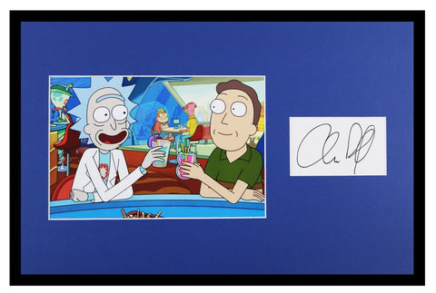 Chris Parnell Signed Framed 12x18 Photo Display AW Rick & Morty