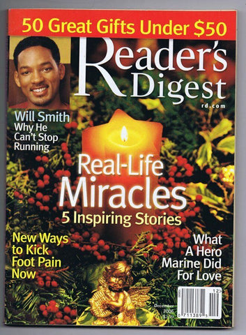 ORIGINAL Vintage December 2006 Reader's Digest No Label Will Smith