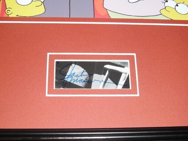 Jackie Mason Signed Framed 11x14 Photo Display The Simpsons