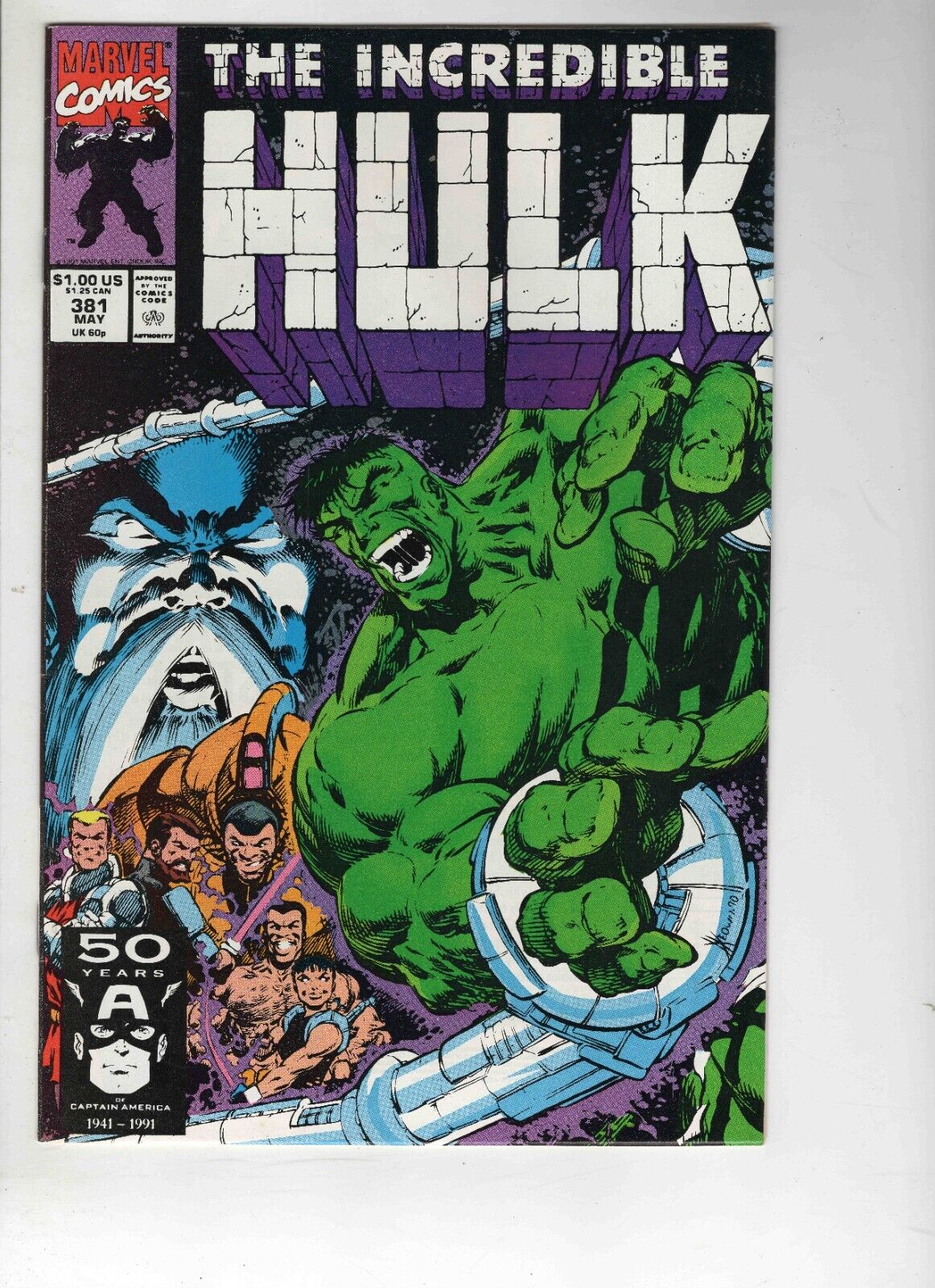 Incredible Hulk #381 1991 Marvel Comics