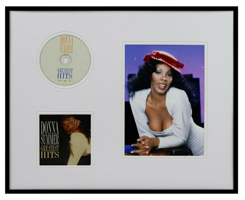 Donna Summer Framed 16x20 Greatest Hits CD & Photo Display