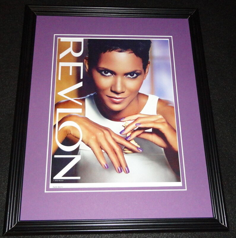 Halle Berry 2012 Revlon Colorstay Framed 11x14 ORIGINAL Advertisement