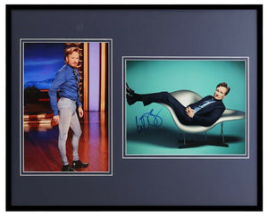 Conan O'Brien Signed Framed 16x20 Jeggings Photo Display JSA TBS COCO 