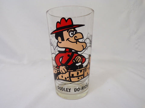  ORIGINAL Vintage 1975 Pepsi Dudley Do-Right Drinking Glass