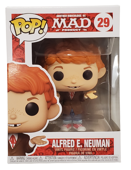 NEW SEALED Funko Pop Figure Mad Magazine Alfred E Neuman