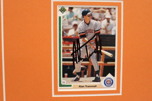 Alan Trammell Signed Framed 11x17 Photo Display JSA Tigers w/ Lou Whitaker