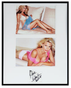 Natasha Henstridge Signed Framed 16x20 Lingerie Photo Set Species