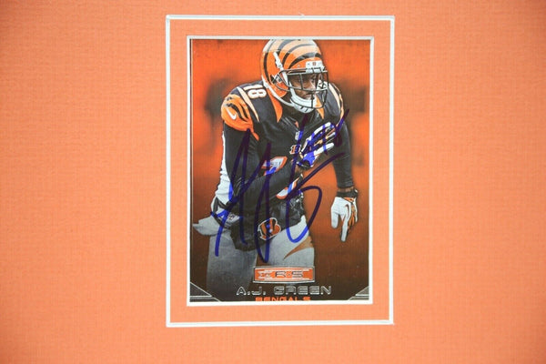 AJ Green Signed Framed 16x20 Photo Set Bengals UGA