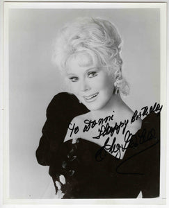 Eva Gabor Signed 8x10 Photo JSA Green Acres Rescuers Aristocrats Match Game R