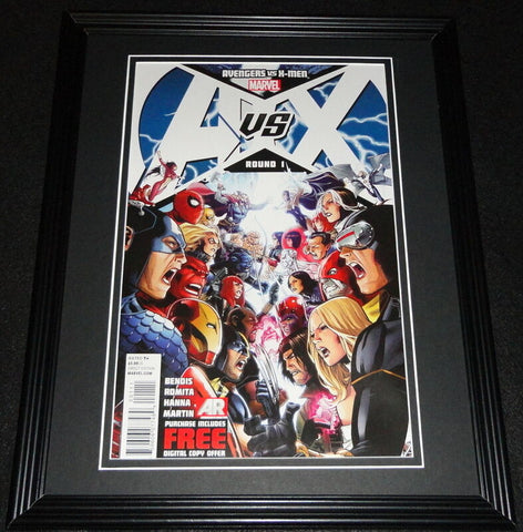 Avengers vs X Men #1 Marvel Framed Cover Display 11x14 Official Repro