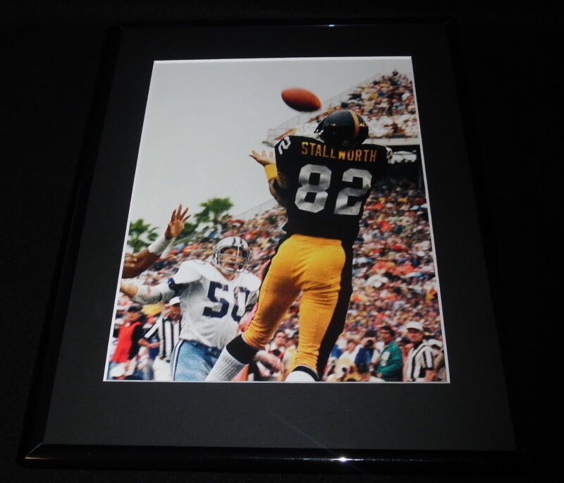 John Stallworth Framed 11x14 Photo Display Steelers Super Bowl vs Cowboys