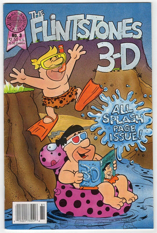 Flintstones 3D #3 ORIGINAL Vintage 1988 Blackstone Comics