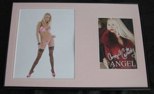 Angel Cassidy Lingerie Signed Framed Photo Set 12x18