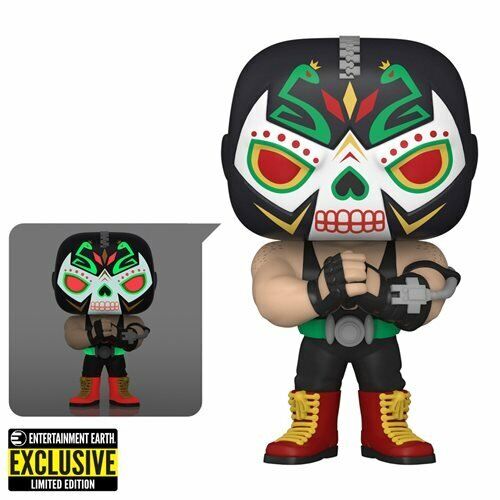 NEW SEALED 2021 Funko Pop Figure Dia de los DC Bane Glow-in-the-Dark EE Exclus