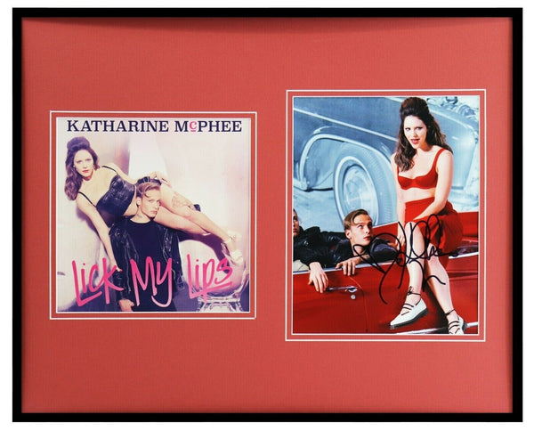 Katharine McPhee Signed Framed 16x20 Lick My Lips Photo Set 