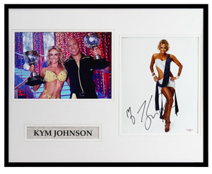 Kym Johnson Signed Framed 16x20 Photo Set JSA DWTS w/ Hines Ward