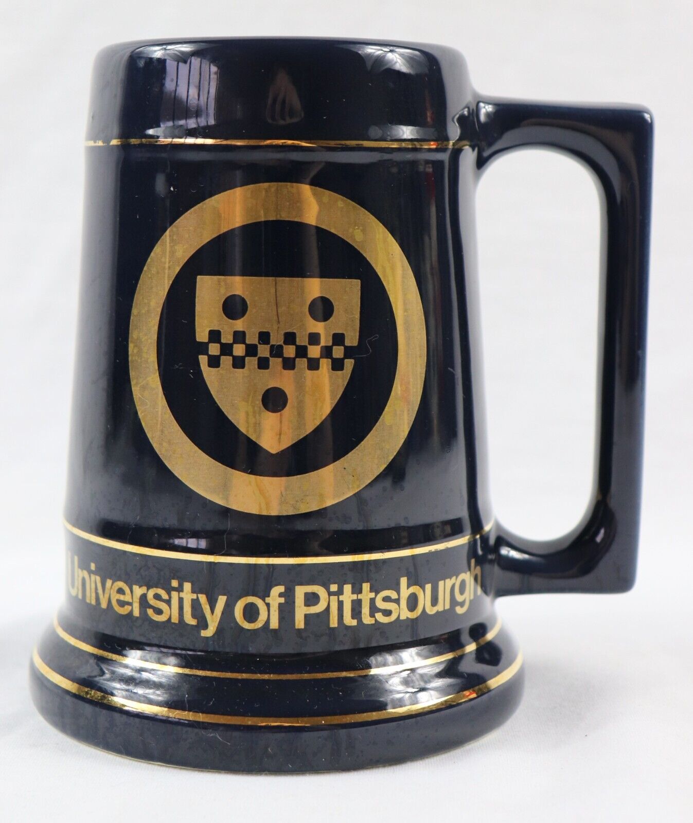 VINTAGE University of Pittsburgh Ceramic Beer Stein