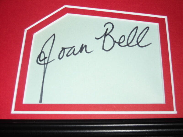 Joan Bell Signed Framed 11x14 What Do You Say to a Naked Lady Poster JSA 