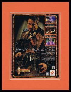 Castlevania 1999 Nintendo 64 Framed 11x14 ORIGINAL Advertisement 