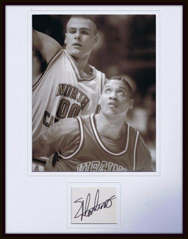 Eric Montross Signed Framed 11x14 Photo Display North Carolina