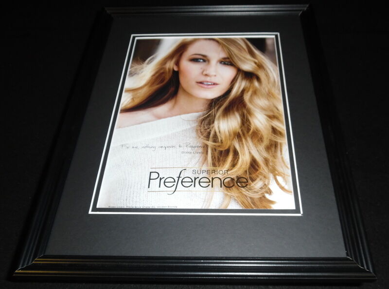 Blake Lively 2015 Superior Preference 11x14 Framed ORIGINAL Advertisement 