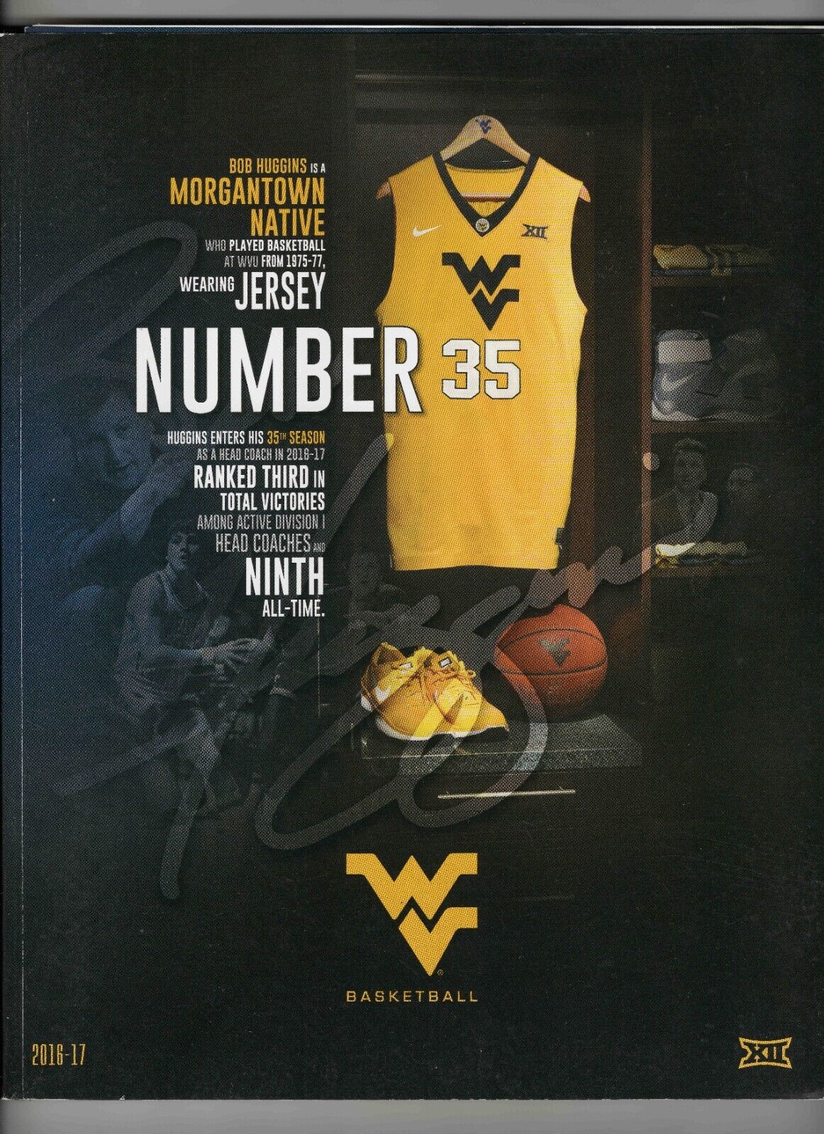 2016-17 West Virginia Mountaineers Basketball Yearbook