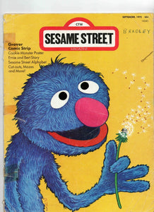 VINTAGE Sep 1975 Sesame Street Magazine Grover