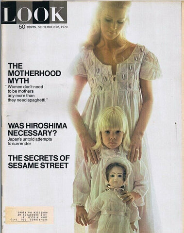 ORIGINAL Vintage September 22 1970 Look Magazine Sesame Street Secrets