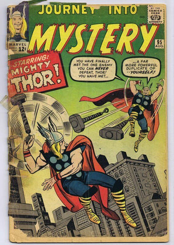 Journey Into Mystery with Thor #95 ORIGINAL Vintage 1963 Marvel