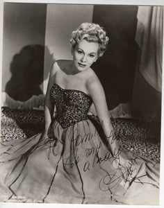 Eva Gabor Signed 8x10 Photo JSA Green Acres Rescuers Aristocrats Match Game Y