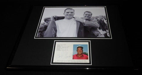 Bob Goalby Signed Framed 11x14 Photo Display JSA Masters