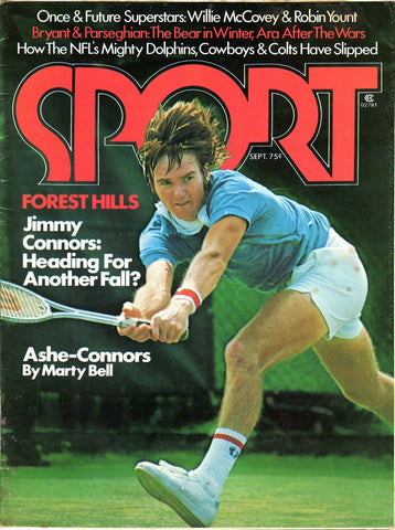 VINTAGE Sep 1975 Sport Magazine Jimmy Connors Bear Bryant