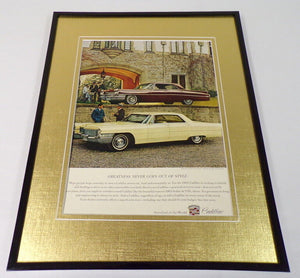 1965 Cadillac 11x14 Framed ORIGINAL Advertisement