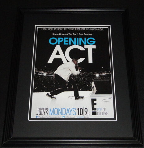 Opening Act 2012 Framed ORIGINAL 11x14 Vintage Advertisement E!